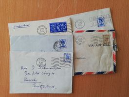 5 Briefe aus England in die Schweiz