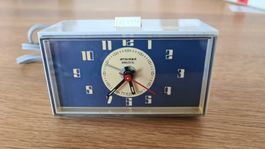 Vintage Tischuhr Wecker STAIGER Electric 70er West Germany