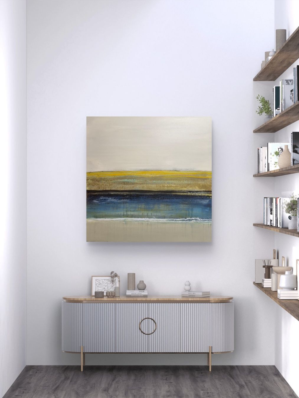 Tableaux: Originales abstraktes Bild 80x80x3cm – Neuf (Voir description) à Urdorf par Contra8 2