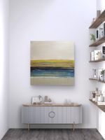 Originales abstraktes Bild 80x80x3cm