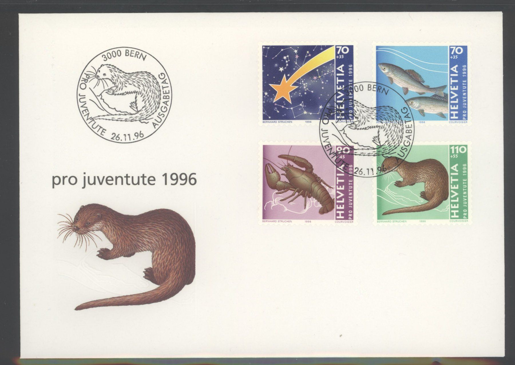 Tutti i francobolli: 1996, FDC, Pro Juventute – Usato da Willisau venduto da Vollstempel