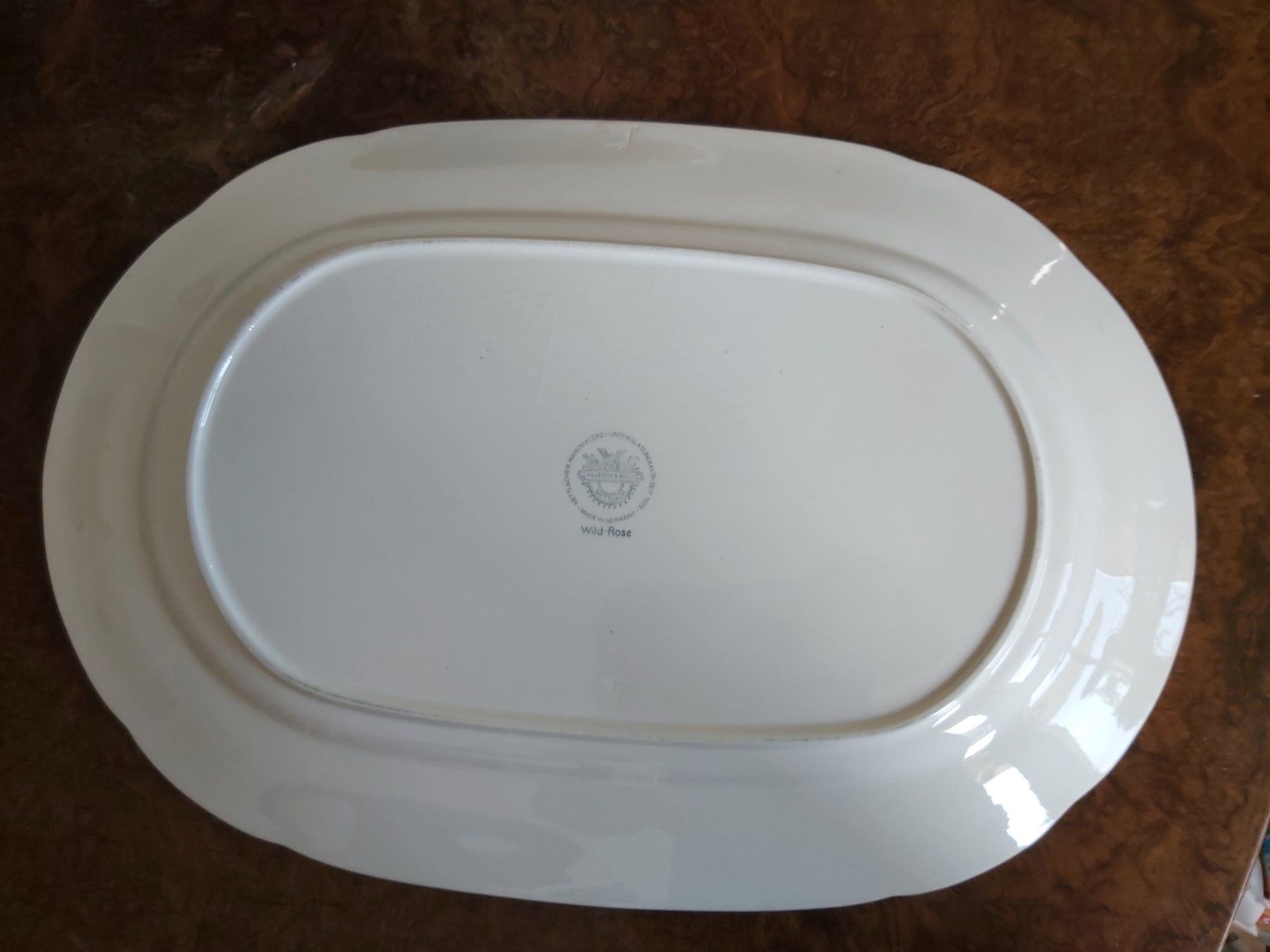 Villeroy & Boch Piatti di portata: Wunderschöne Vintage Servierplatte Wildrose 40cm – Usato da Bern venduto da aronari 2