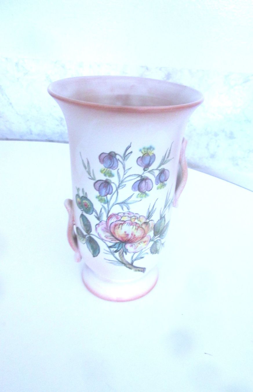Vasi & Recipienti: Handbemalte Keramikvase – Usato da Sementina venduto da babucia 1