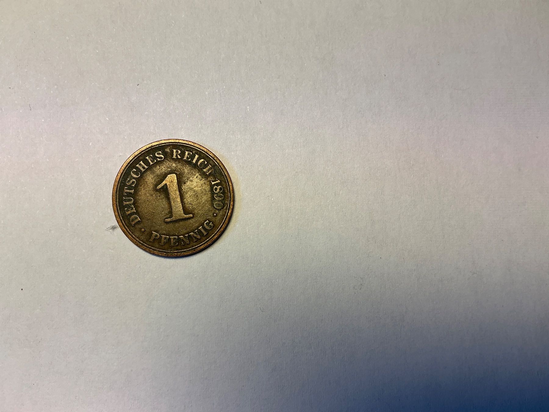 Tutti le monete: Deutsches Reich 1 Pfennig 1890 – Usato da Maur venduto da 20hcodracir11