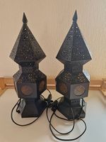 deux lampes mauresques