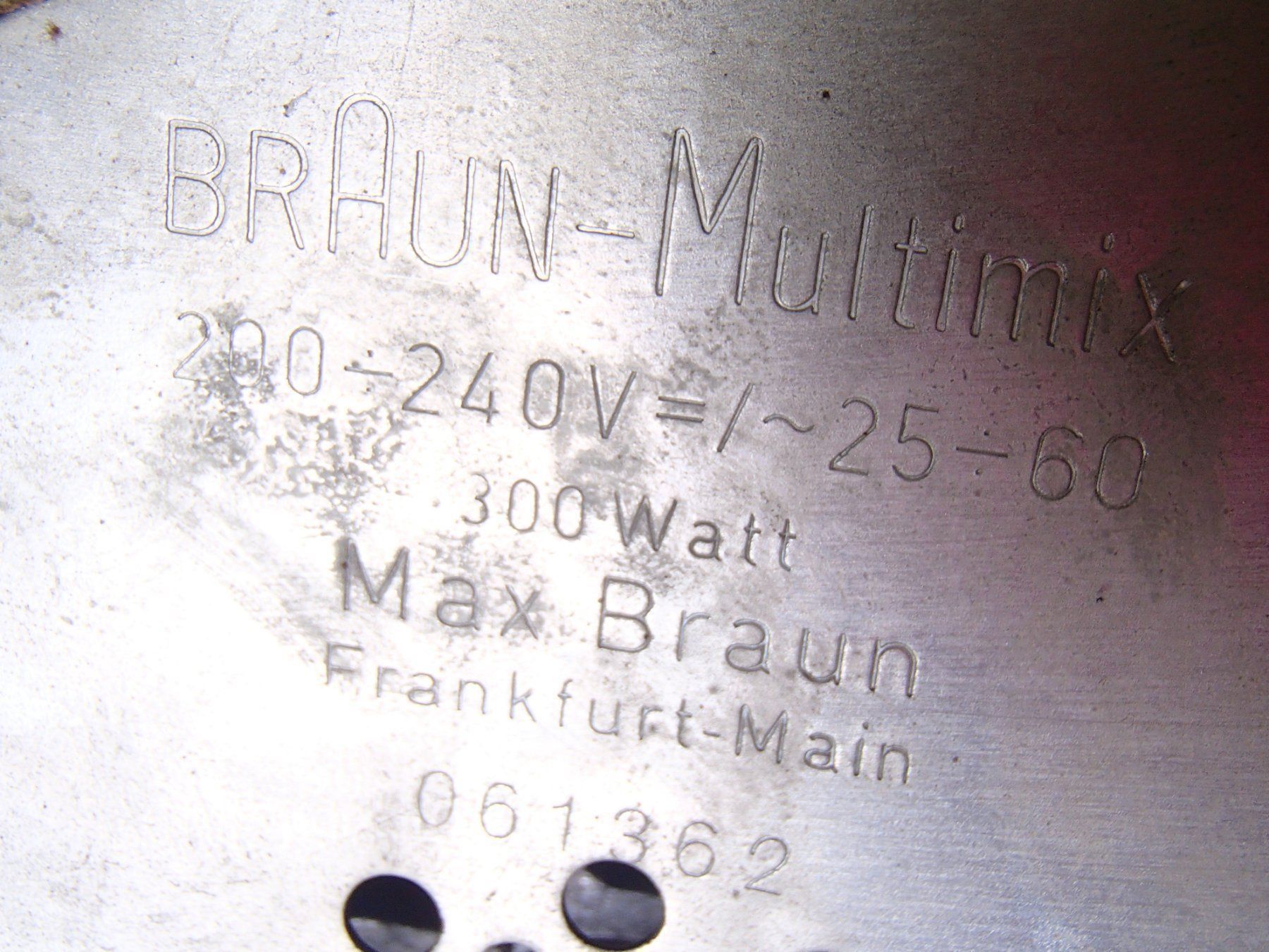 Elettrodomestici da cucina: Vintage BRAUN Streamline Mixer – Difettoso da Schöfflisdorf venduto da pullux 7