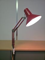 ARIS Architektenlampe rot Vintage 70er - Gelenklampe ab 1.-