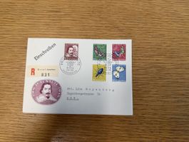 FDC Pro Juventute Satz Bern 1.12.1956