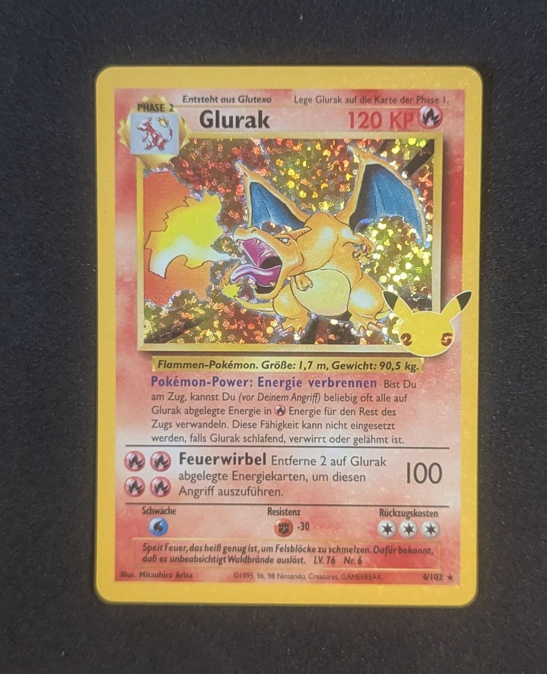 Pokémon Sammelbilder & Trading cards: Charizard Holo Celebrations 4/102 DE – Gebraucht aus Zürich von printz7