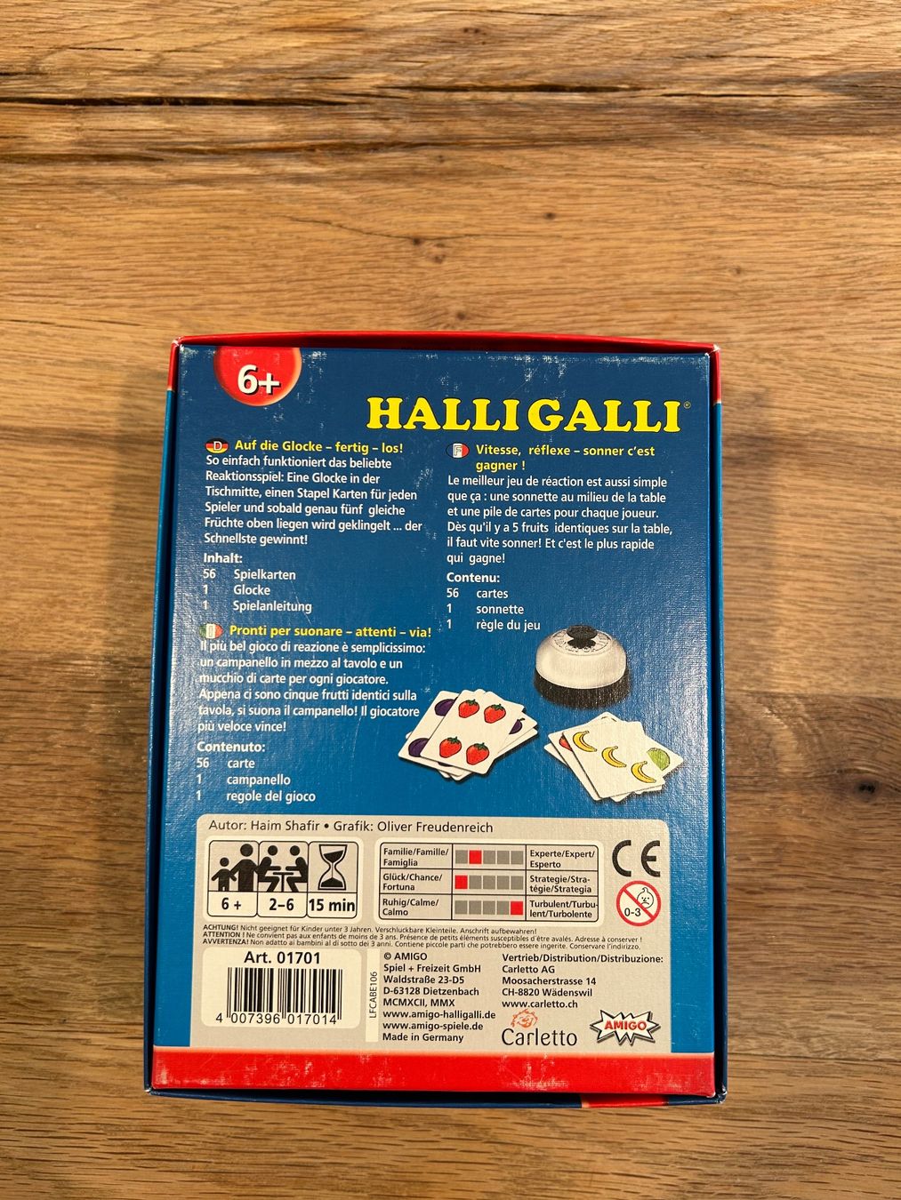 Amigo Giochi: Halli Galli, Amigo, komplett – Usato da Winkel venduto da SavK 4