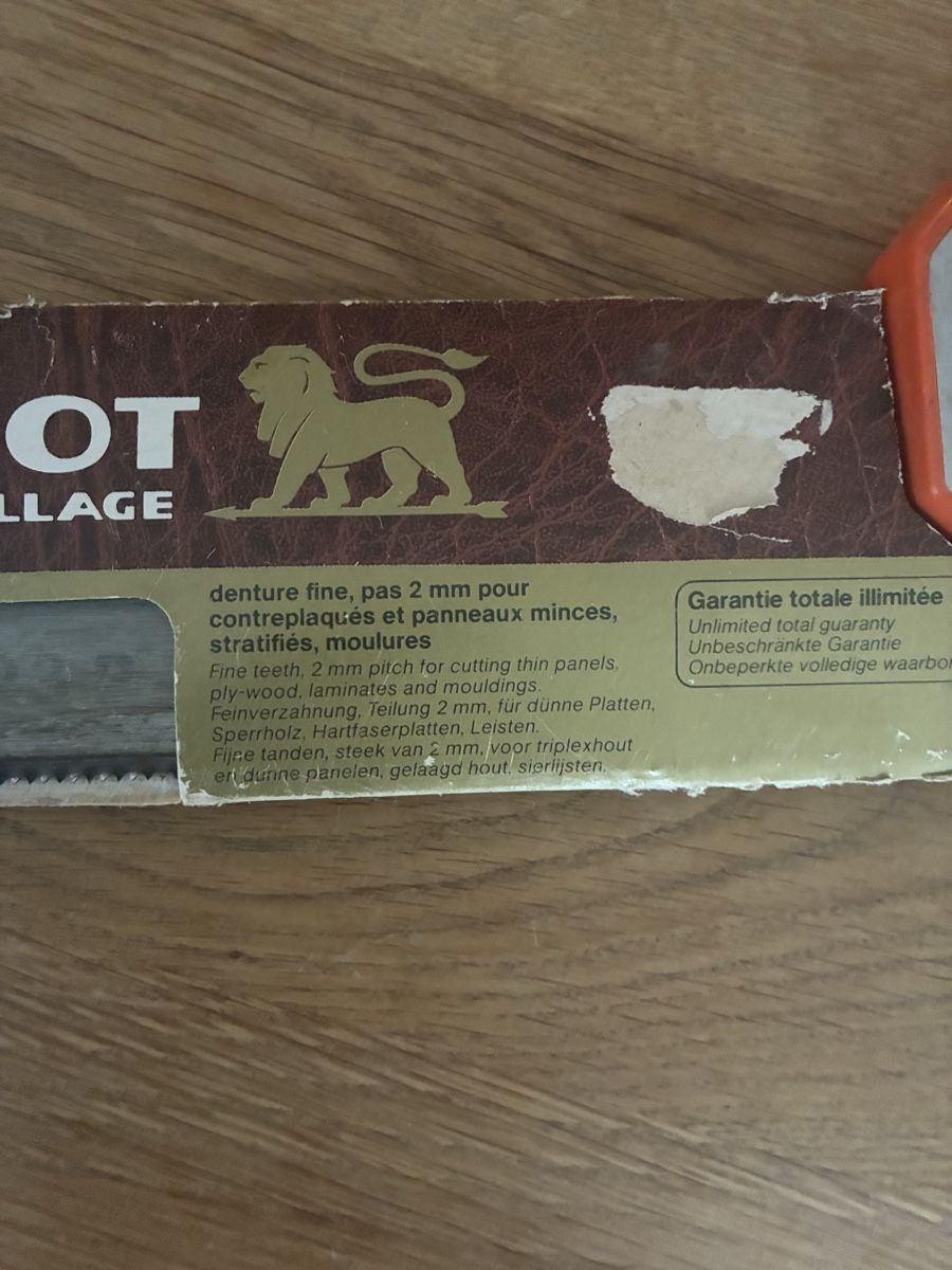 Peugeot Seghe: Handsäge -Peugeot Outillage – Usato da Kreuzlingen venduto da joeyjoey 1