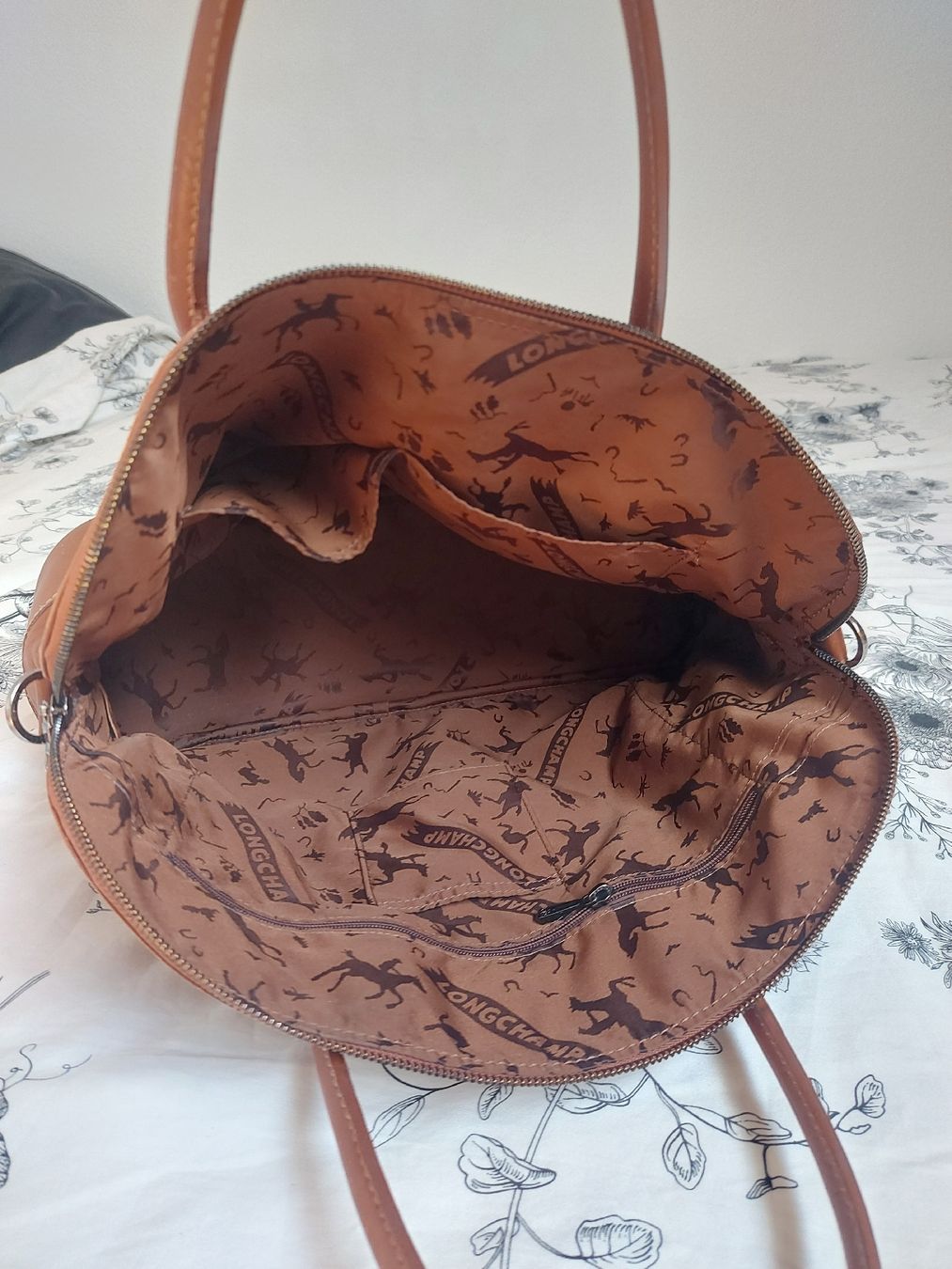 Longchamp Borse da donna: Sac à main Longchamp en cuir – Usato da Lausanne venduto da Super-cerise 5