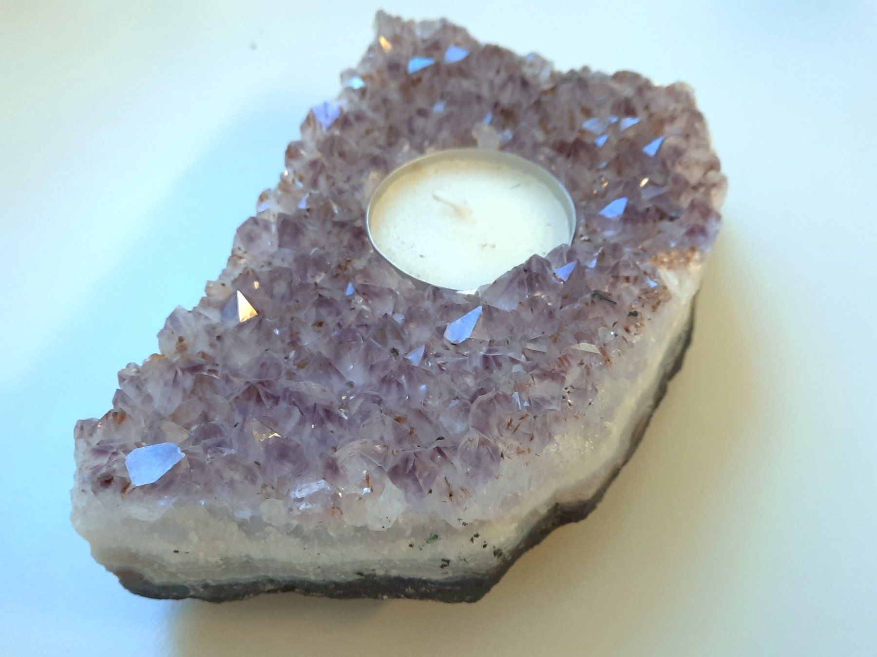 Pietre preziose: Kerzenhalter aus Amethyst – Usato da Beinwil am See venduto da Restwert_Beinwil 2