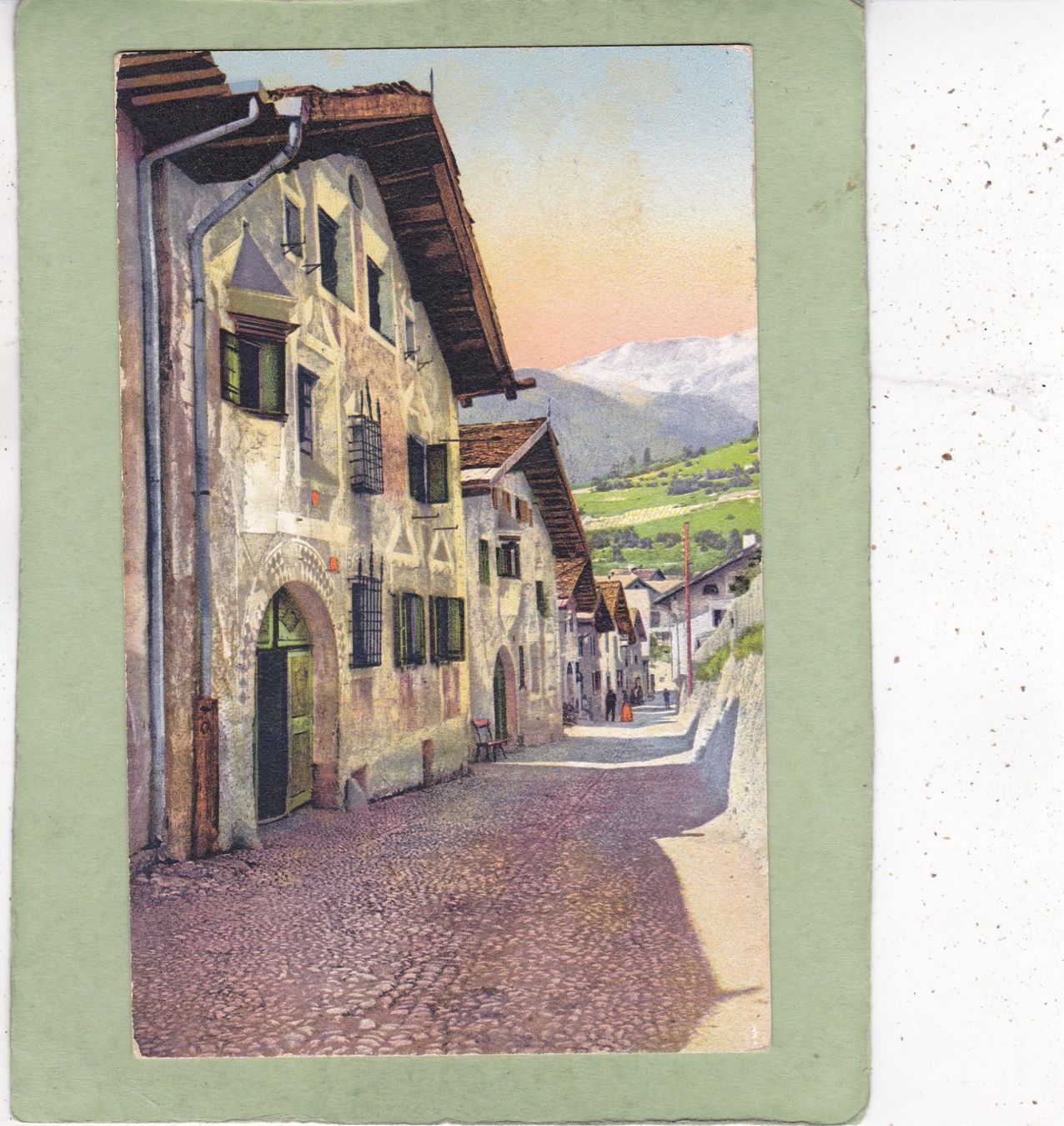 Ansichtskarten: Bündner Häuser in Filisur 1921 – Gebraucht aus Herisau von Lisegrat2008