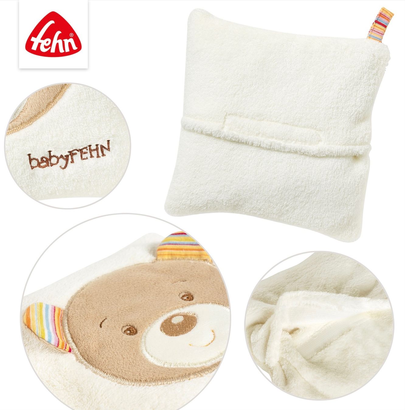 Kissen: Fehn Kirschkernkissen Teddy bunt – Neu und originalverpackt aus Basel von Seifehuesli 4