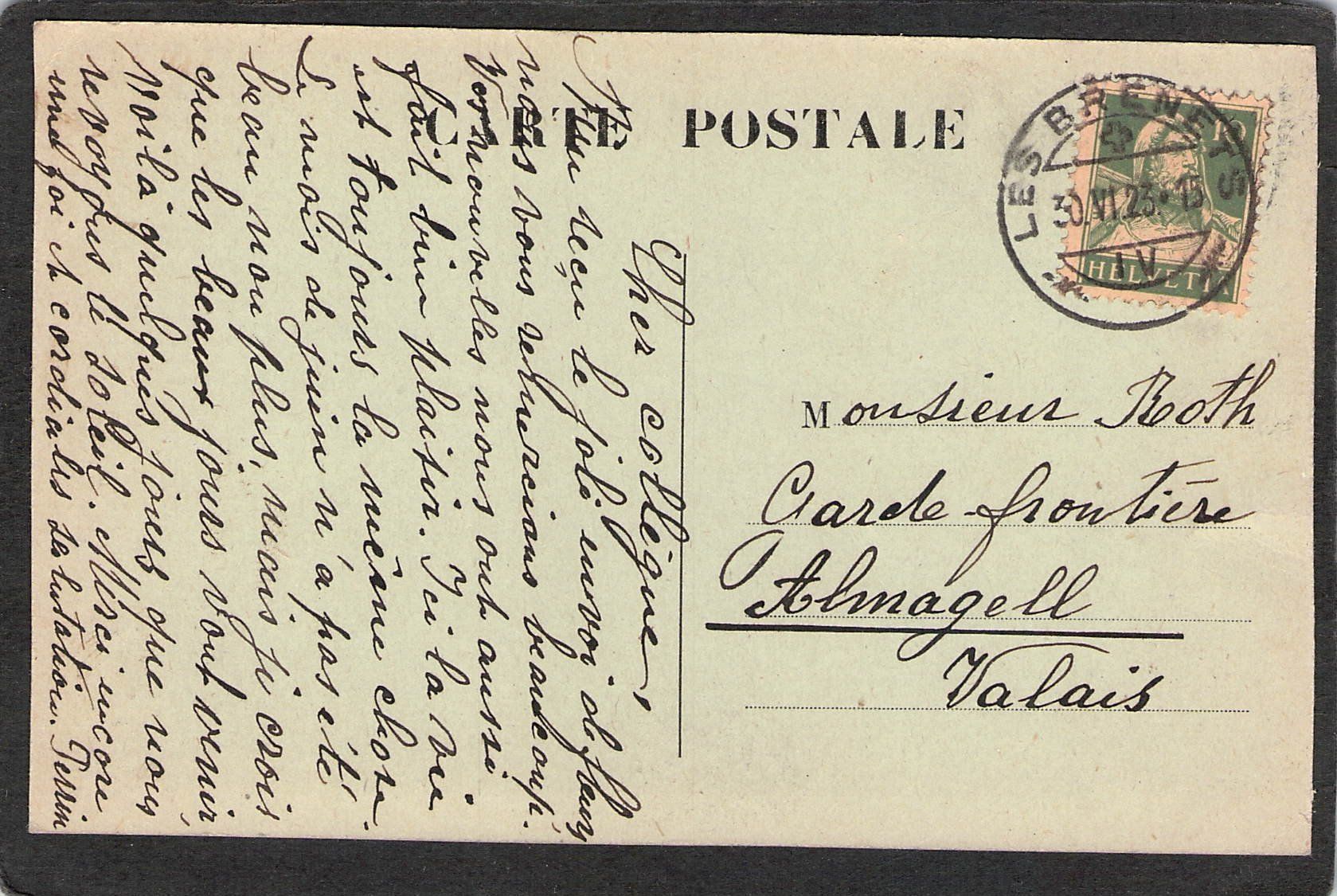 Cartoline postali: #Saut du Doubs NE , gel. 1923 – Usato da Reichenburg venduto da Pipo-67 1