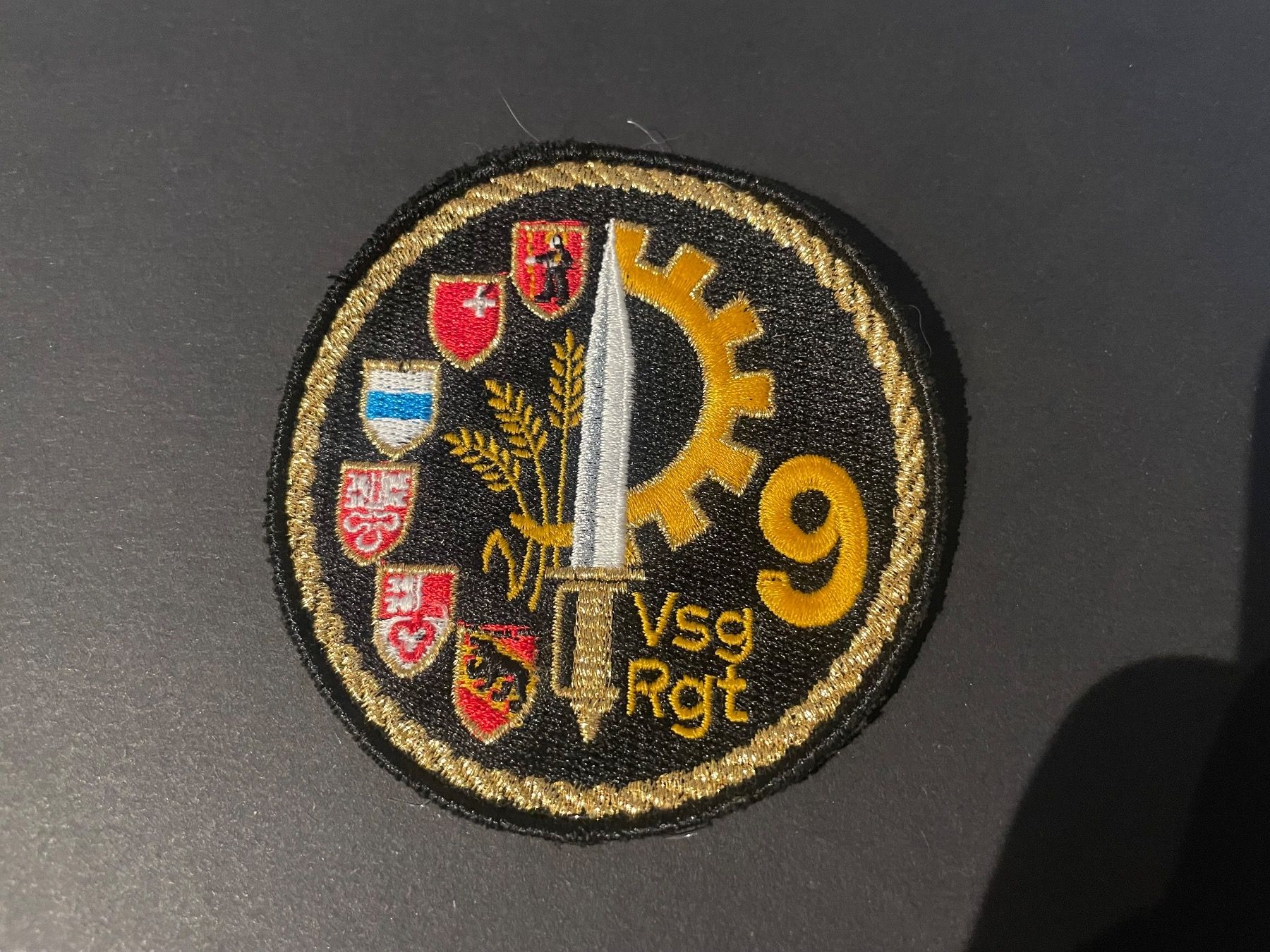 Schweizer Armee Toppe: Stab VSG Rgt 9 – Usato da Oberiberg venduto da stab