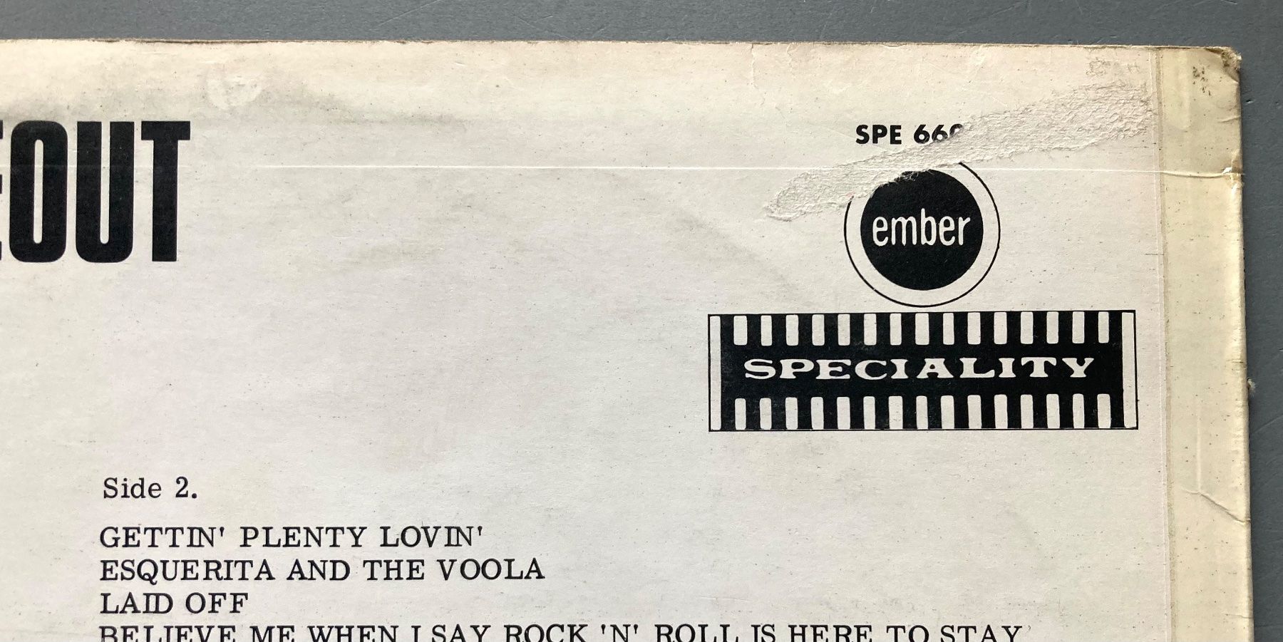 Dischi in vinile: ESQUERITA - WILDAT SHAKEOUT – Usato da Poliez-Pittet venduto da Newtown-Records 3