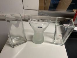 3er Set Glasvasen, zeitlos schlicht und schön!