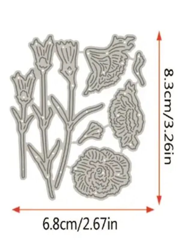Schablonen: Tagetes Blume / Studentenblume - Stanzschablonen – Neu und originalverpackt aus Frenkendorf von jazzplatten 1