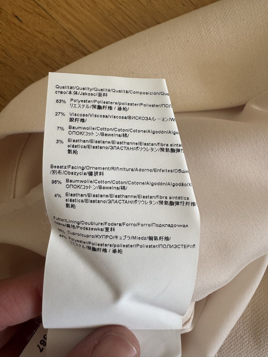 Hugo Boss Gonne: HUGO BOSS Elegante Bleistiftrock, hellrosa, Grösse 36 – Usato da Zürich venduto da Chanelle07 5