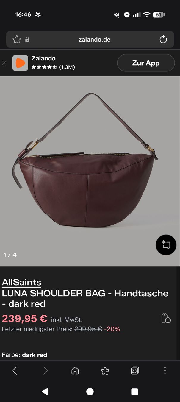 Allsaints Borse da donna: Allsaints Tasche  – Usato da Dietlikon venduto da Claudiai161