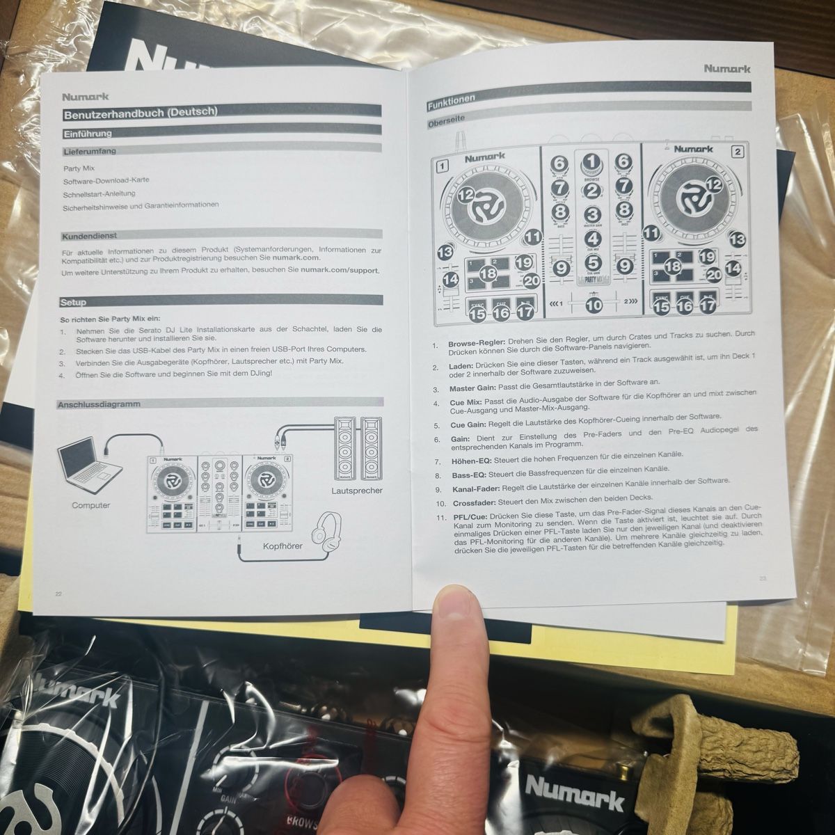 Numark Console di mixaggio: Numark Party mix – Nuovo (secondo la descrizione) da Solothurn venduto da Simuz 2