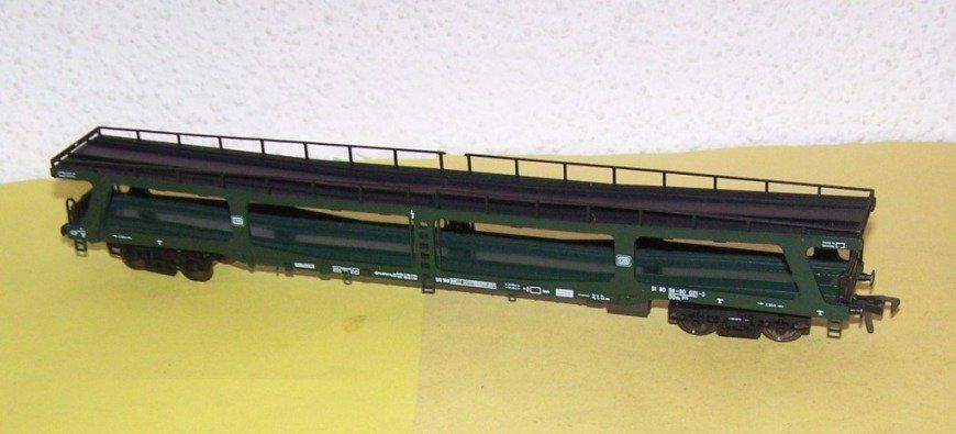 Fleischmann Modellini di ferrovie: Fleischmann H0 5284: Autotransporter DDm 915, DC – Nuovo (secondo la descrizione) da Brüttisellen venduto da Rentner44zh 3