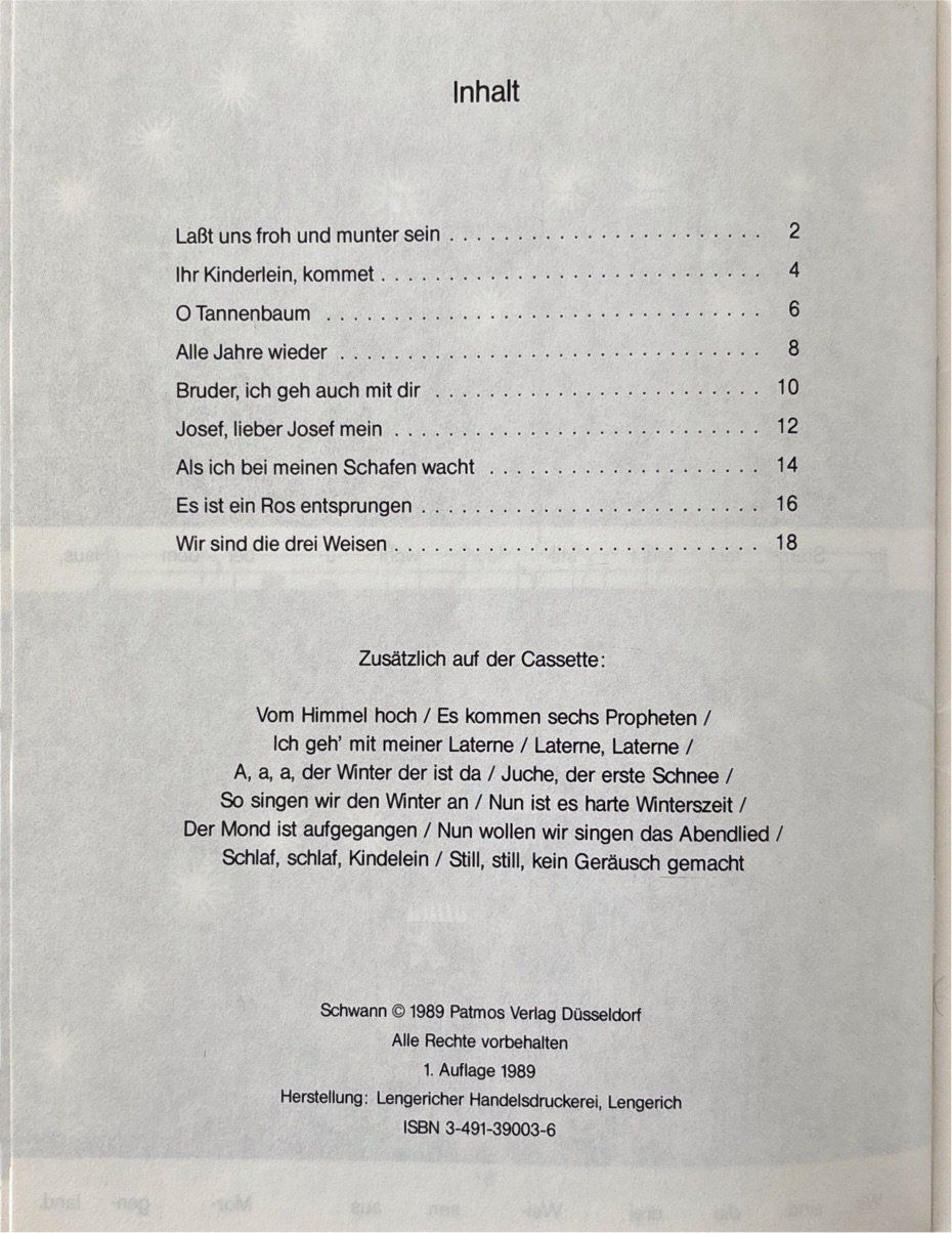 Libri: Grüger Heribert, Weihnachtsliederfibel – Usato da Sarnen venduto da Livres 3