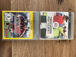 PS3 Spiele PES 2010 & Tiger Woods PGA Tour 11