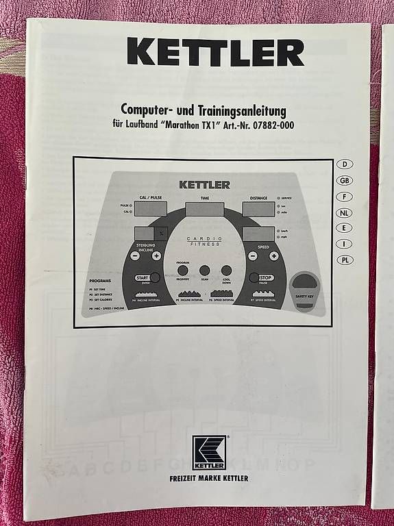 Hometrainer: Kettler Laufband "Marathon TX1" – Usato da Schliern b. Köniz venduto da fab_yjr8 3