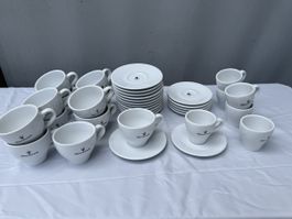 Maserati-Set 12 Kaffeetassen und 6 Espressotassen