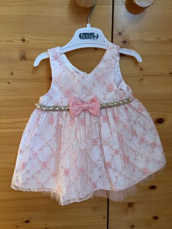 Festkleid Couture Princess rosa mit Hose Grösse 9 Monate