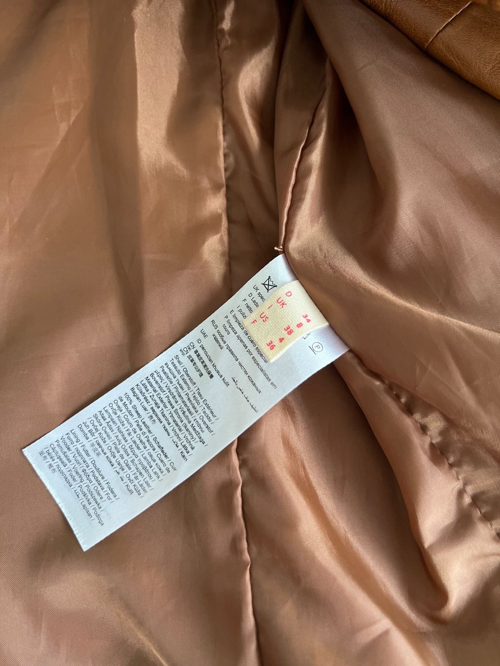 Esprit Giacche: Esprit Lederjacke, Gr. 34/36 Cognac – Usato da Ebmatingen venduto da Mistelu 6