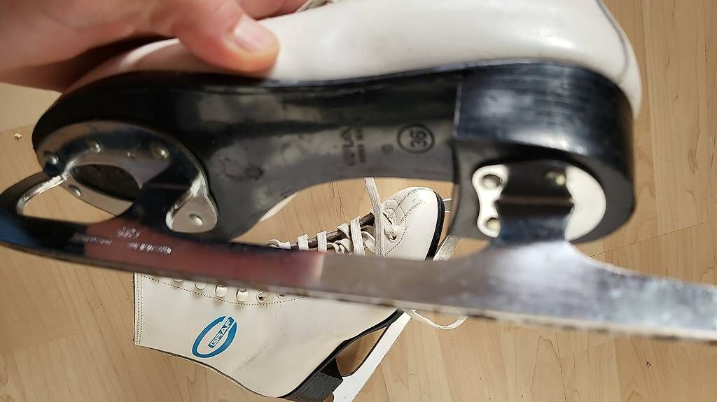 Pattini da ghiaccio: Graf Schlittschuhe Gr. 36 – Usato da Frutigen venduto da 100tom 4