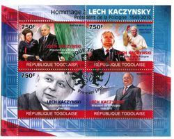 Block "Lech Aleksander Kaczyński". Togo.