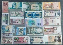 Banknoten LOT 20 Stück, alle NEU !!!!!!!