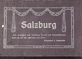 📜 Salzbourg livret de voyage 1920 avec 15 vues couleur