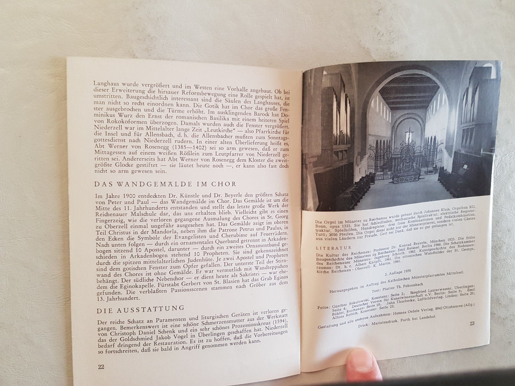 Libri: Die Reichenau und Ihre drei Kirchen  1970 – Usato da Walterswil BE venduto da Lonitti 5