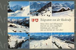 AK color Riederalp VS Hotel Riederfurka ≈ 1981 
