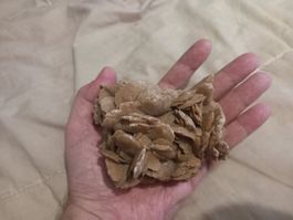 Rose du désert minéral rose des sables 479g Marrakech