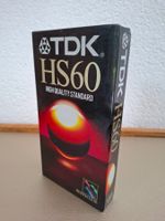 Cassette Vidéo VHS TDK HS60 – NEUVE & SCELLÉE (Vintage)1