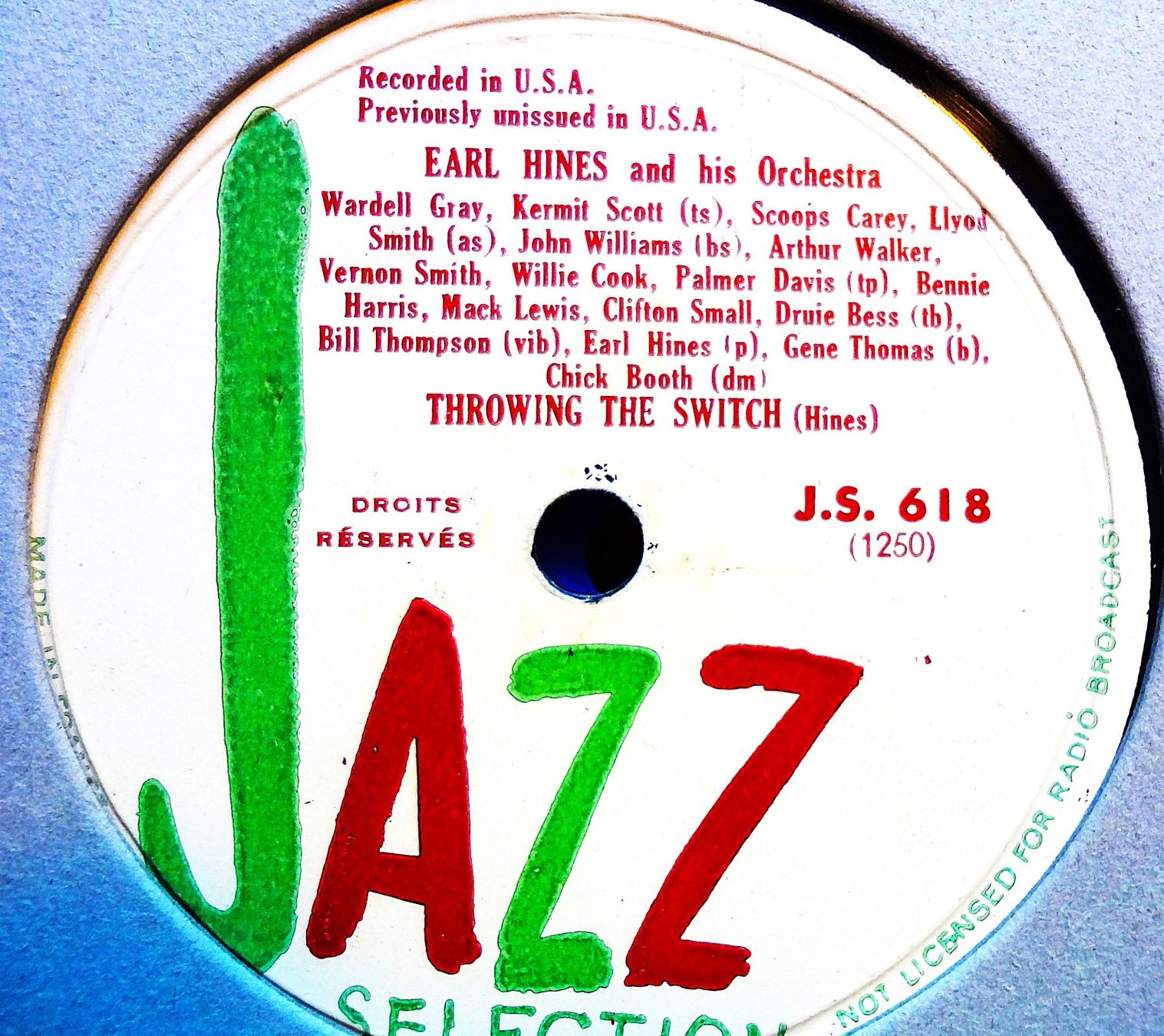 Dischi in vinile: Earl Hines, Sammlung von 12 Jazz Schellackplatten – Usato da Hemishofen venduto da Phonomandy 3