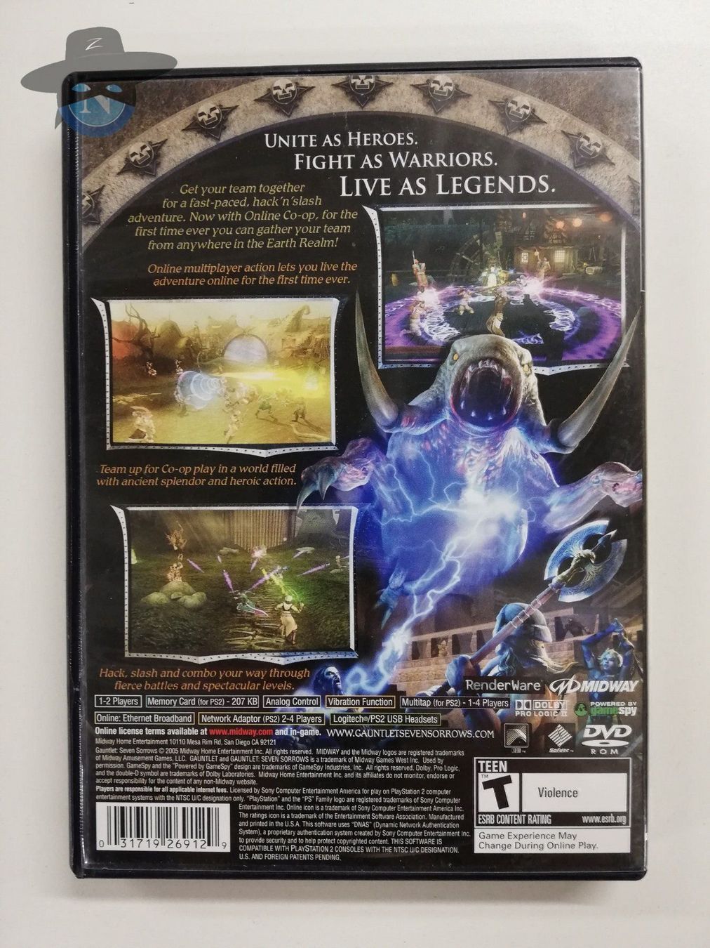 Sony Giochi: Gauntlet Seven Sorrows       / USA / PS2 – Usato da St. Gallen venduto da zorro_dc 1