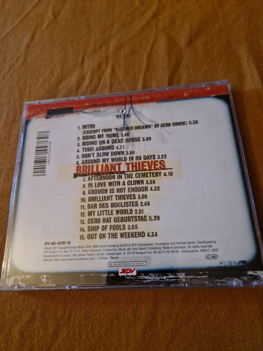 CD: Fury In The Slaughterhouse  - Brilliant Thieves – Usato da Wattenwil venduto da Mage66 1