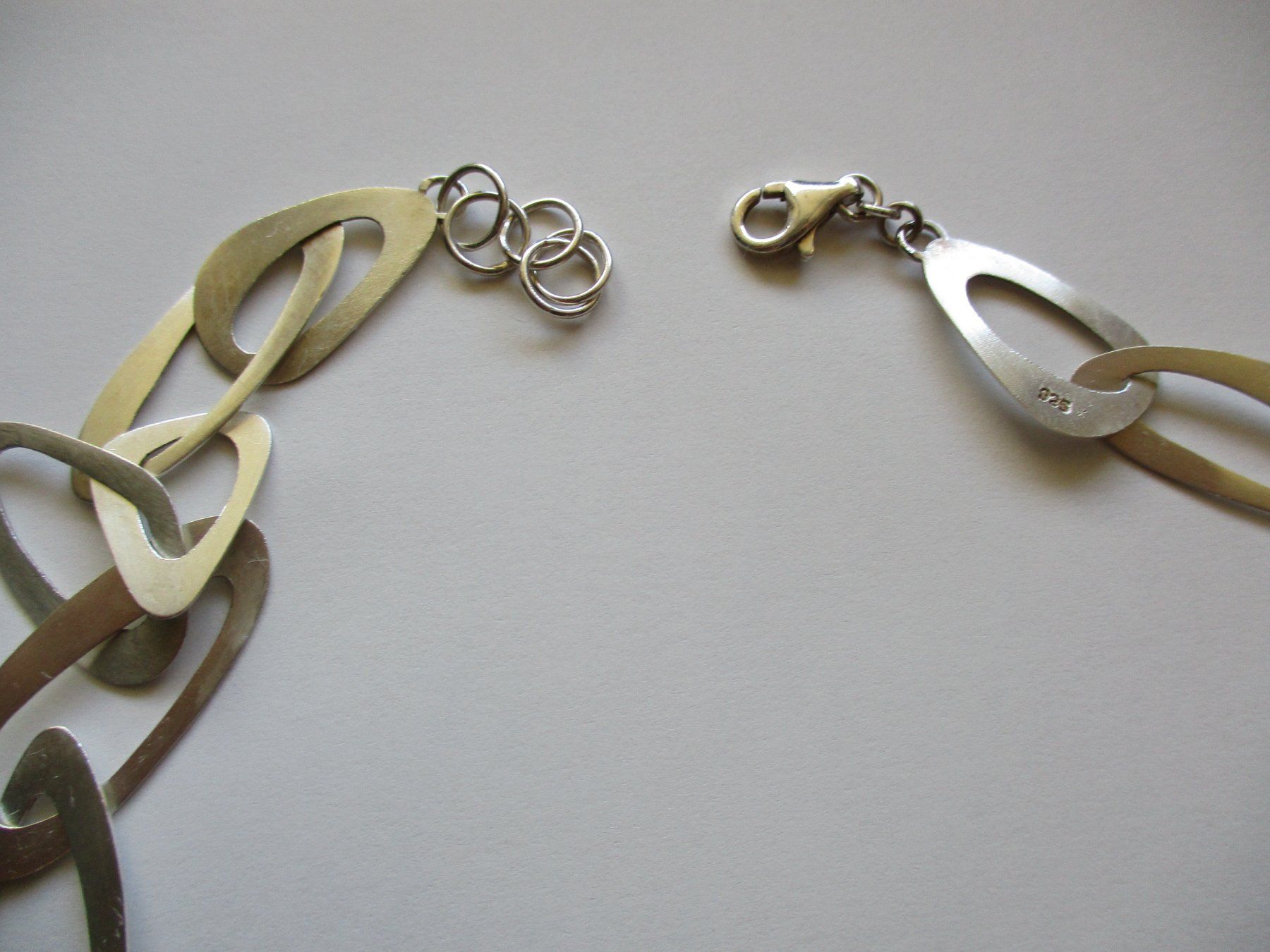Catenine: Collier chaîne argent massif 925, design moderne – Usato da La Sarraz venduto da vic_v6kz 1