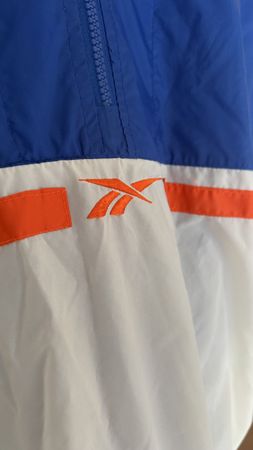 Vintage Reebok Windbreaker 90s XL blau orange