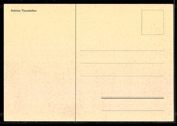 Cartes postales: AK Thunstetten, Schloss mit Garten – D'occasion à Berlin par bartko-reher 1