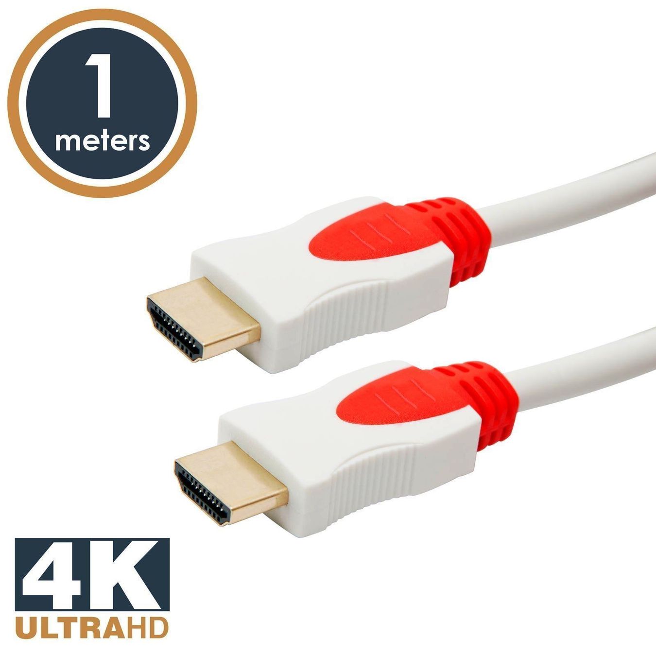 Cavi: HDMI Kabel -1 Meter - ULTRA 4K weiss – Nuovo e nell'imballaggio originale da St. Gallen venduto da schnaeppchen-preise