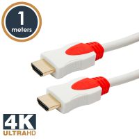 HDMI Kabel -1 Meter - ULTRA 4K weiss